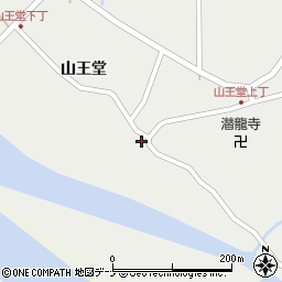 秋田県秋田市雄和種沢山王堂65-1周辺の地図