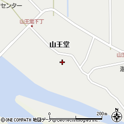 秋田県秋田市雄和種沢山王堂106周辺の地図