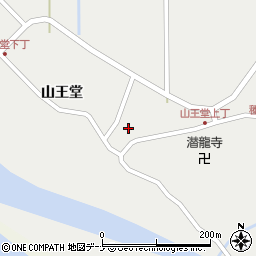 秋田県秋田市雄和種沢山王堂71周辺の地図