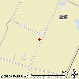 秋田県大仙市下鴬野周辺の地図