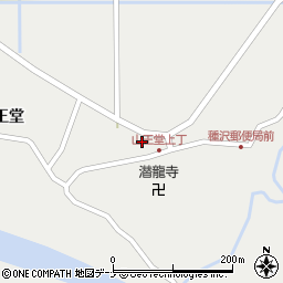 秋田県秋田市雄和種沢山王堂44周辺の地図