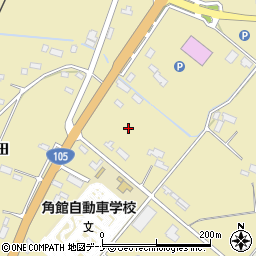 秋田県大仙市下鴬野羽場周辺の地図