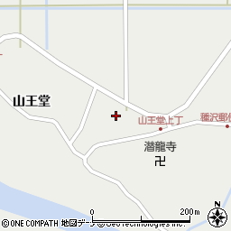 秋田県秋田市雄和種沢山王堂72周辺の地図