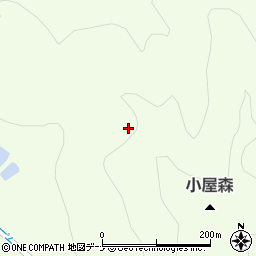 秋田県仙北市角館町白岩中沢周辺の地図