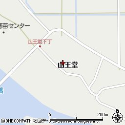 秋田県秋田市雄和種沢山王堂147周辺の地図