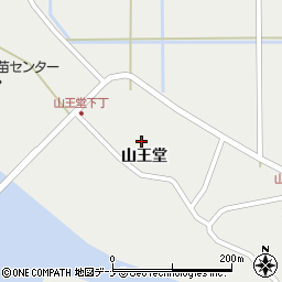 秋田県秋田市雄和種沢山王堂147-1周辺の地図