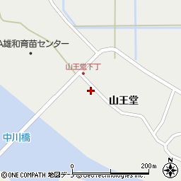 秋田県秋田市雄和種沢山王堂145周辺の地図