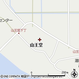 秋田県秋田市雄和種沢山王堂103周辺の地図