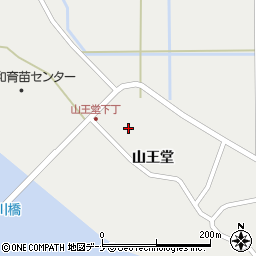 秋田県秋田市雄和種沢山王堂148周辺の地図