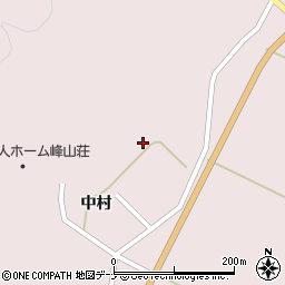 秋田県大仙市協和中淀川中村周辺の地図