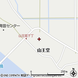 秋田県秋田市雄和種沢山王堂149-7周辺の地図
