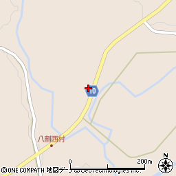 秋田県仙北市角館町八割八割66-1周辺の地図