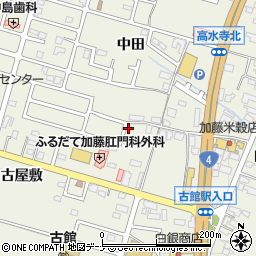 中田幼児公園周辺の地図