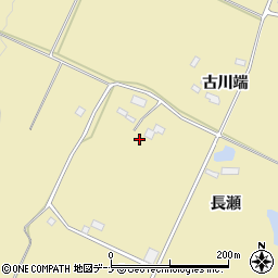 秋田県大仙市下鴬野長瀬周辺の地図