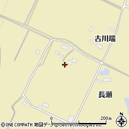 秋田県大仙市下鴬野（長瀬）周辺の地図