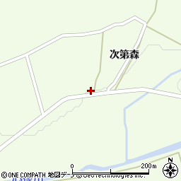 秋田県大仙市土川次第森29周辺の地図