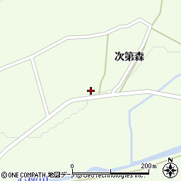 秋田県大仙市土川次第森31周辺の地図