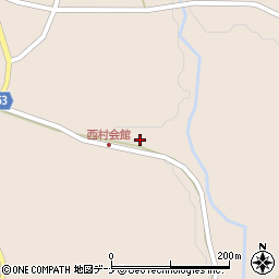 秋田県仙北市角館町八割西ケ沢13周辺の地図