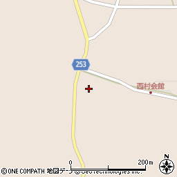 秋田県仙北市角館町八割西ケ沢38周辺の地図