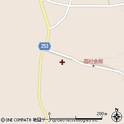 秋田県仙北市角館町八割西ケ沢32周辺の地図