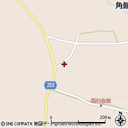 秋田県仙北市角館町八割西ケ沢64周辺の地図