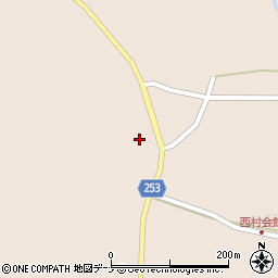 秋田県仙北市角館町八割西ケ沢101周辺の地図