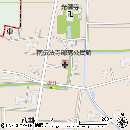 南伝法寺集落センター周辺の地図