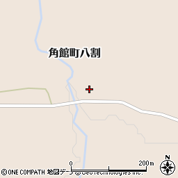 秋田県仙北市角館町八割八割6-1周辺の地図