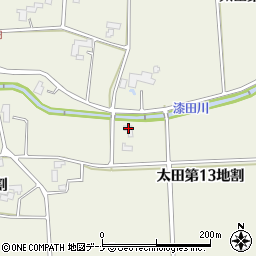 岩手県矢巾町（紫波郡）太田（第１３地割）周辺の地図