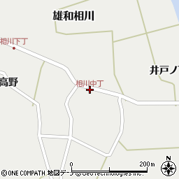 相川中丁周辺の地図