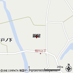 秋田県秋田市雄和相川銅屋周辺の地図