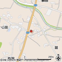 紫波町立　長岡公民館周辺の地図