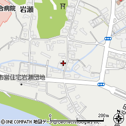 秋田県仙北市角館町岩瀬169周辺の地図