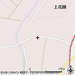 秋田県仙北市角館町薗田銭神周辺の地図