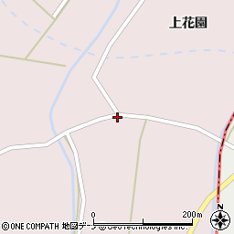 秋田県仙北市角館町薗田（銭神）周辺の地図