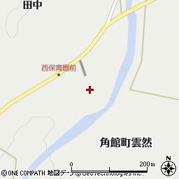 仙北市役所　雲沢集落センター周辺の地図