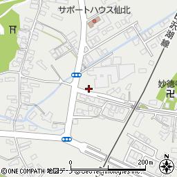 秋田県仙北市角館町上野3周辺の地図