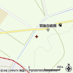 仙北市役所　白岩小百合保育園周辺の地図
