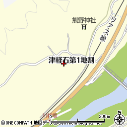 岩手県宮古市津軽石第１地割周辺の地図