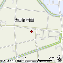 岩手県矢巾町（紫波郡）太田（第７地割）周辺の地図
