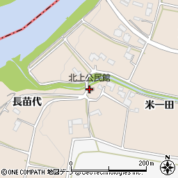 北上公民館周辺の地図