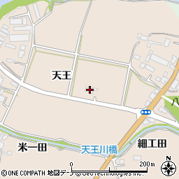 岩手県紫波郡紫波町東長岡天王周辺の地図