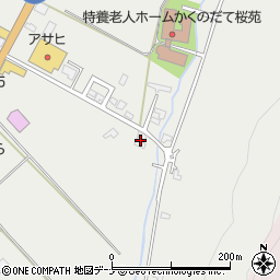 秋田県仙北市角館町菅沢21-38周辺の地図