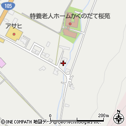 秋田県仙北市角館町菅沢21-19周辺の地図