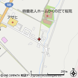 秋田県仙北市角館町菅沢21-34周辺の地図