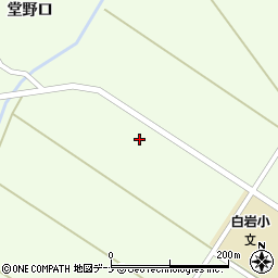 秋田県仙北市角館町白岩銭神周辺の地図
