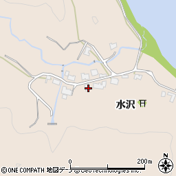 秋田県秋田市雄和平沢水沢87周辺の地図