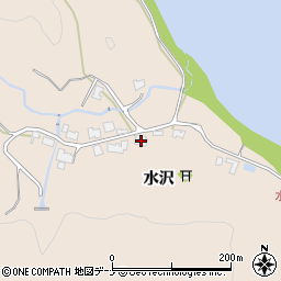 秋田県秋田市雄和平沢水沢93周辺の地図