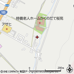 秋田県仙北市角館町菅沢21-42周辺の地図