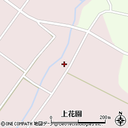 秋田県仙北市角館町薗田（上花園）周辺の地図